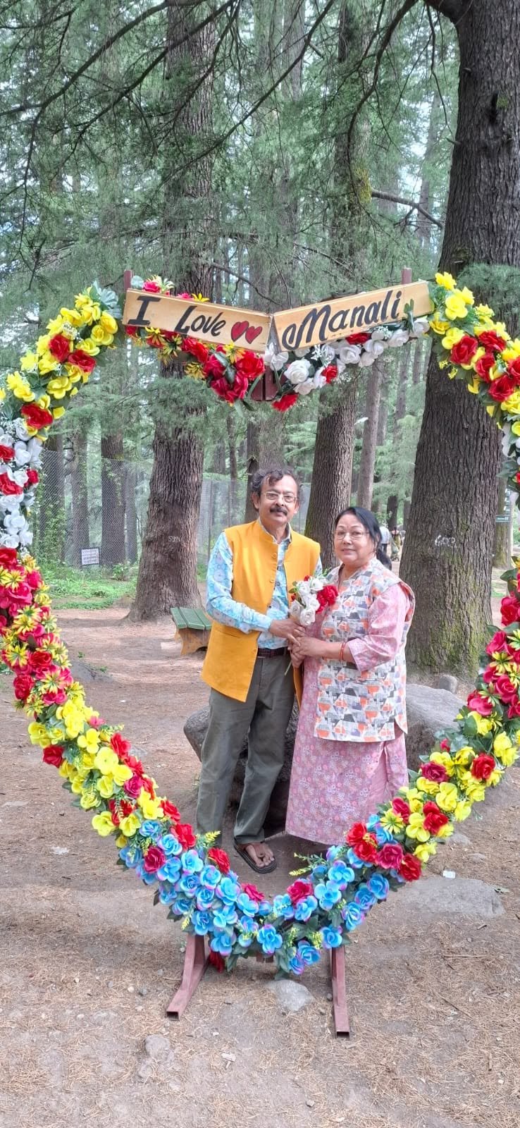 Couple holiday memory