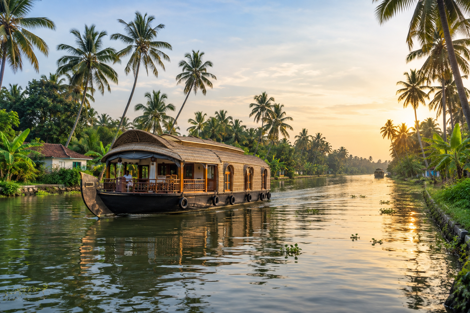 Alleppey houseboat and backwaters