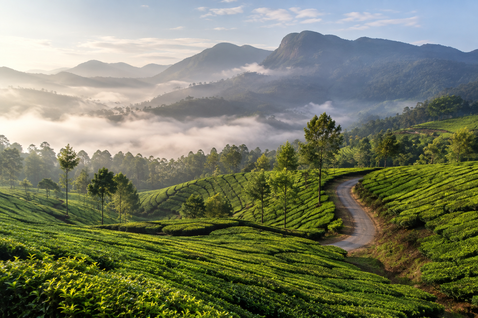 Munnar tea gardens